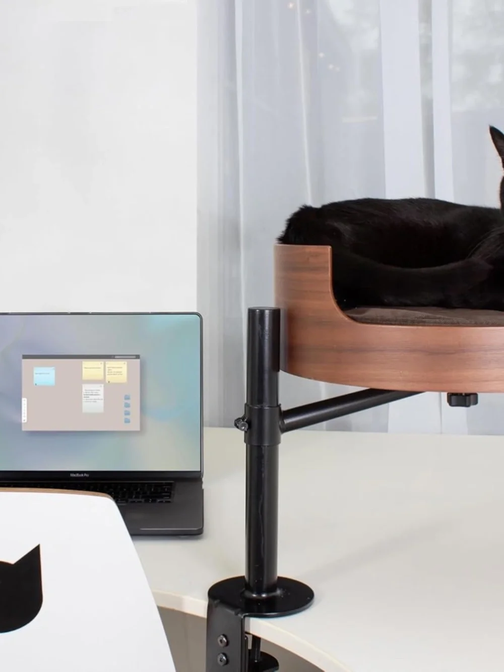 The Original Desk Mounted Cat Bed $179 amazon